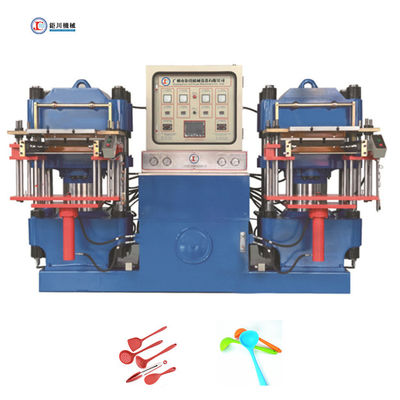 Máquina de prensagem a quente de vulcanização hidráulica de borracha para fabricação de molde de bolo de silicone