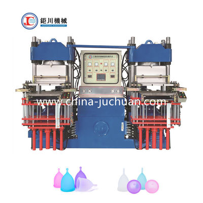 Máquina de fabricação de copos de silicone de pressão a vácuo/máquina de moldagem por compressão a vácuo