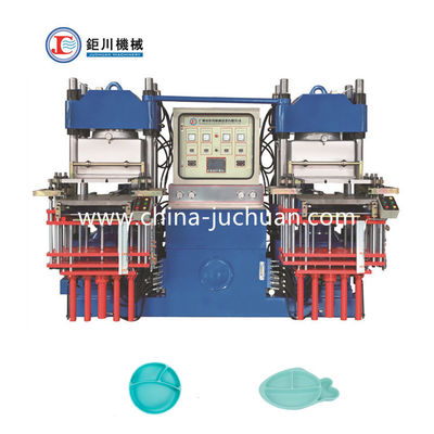 Máquina de moldagem de borracha de compressão de imprensa hidráulica para fazer placa de sucção de silicone para alimentação do bebê