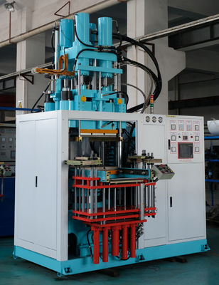 Máquina automática de moldagem por injecção de borracha vertical para fabricação de peças de automóveis