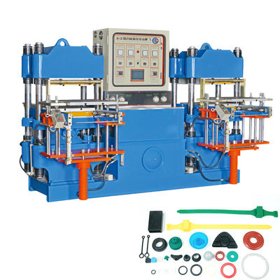 Máquina de prensagem de borracha de silicone de estação única / estação dupla