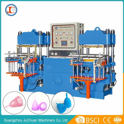 Preço da fábrica 250T Máquina de moldagem por compressão a vácuo para máquina de fabricação de taças menstruais de silicone