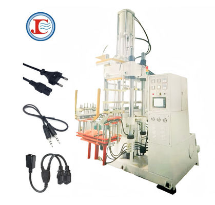 Máquina de moldagem por injecção de silicone líquido vertical para peças de cabos elétricos de silicone