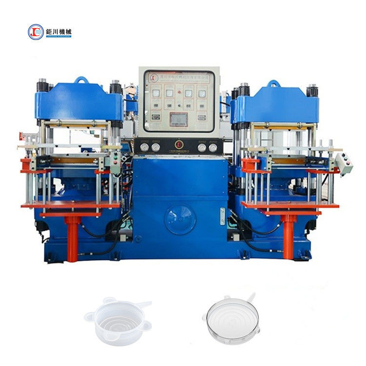 Máquina hidráulica de vulcanização por prensagem a quente para fabricação de tampas de vedação de silicone