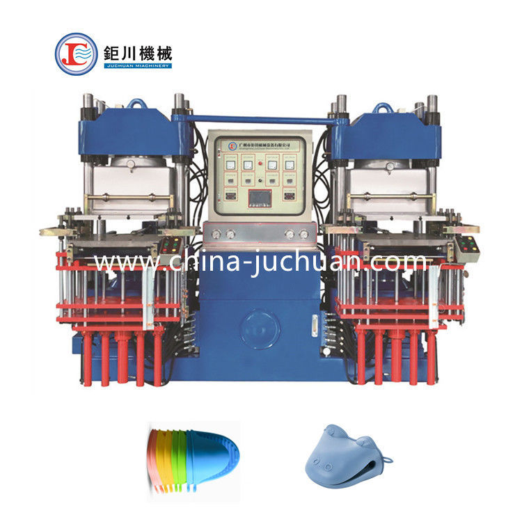 Máquina de moldagem por compressão de borracha de 250 toneladas Máquina de moldagem de silicone para fabricação de furos de mitos isolados por calor