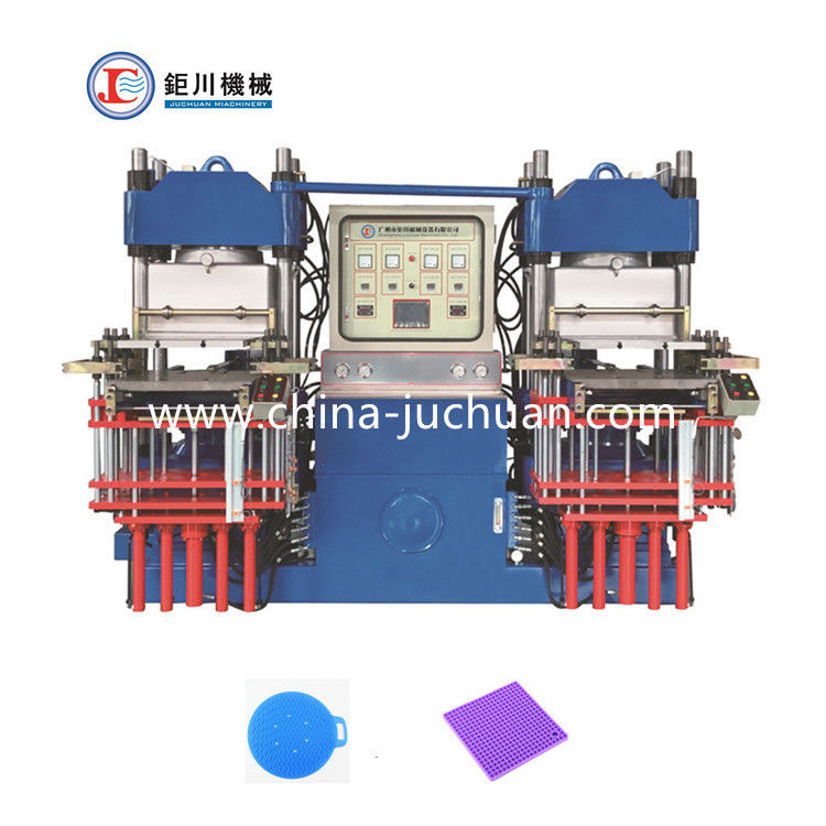 Máquina de fabricação de produtos de borracha hidráulica moldagem por compressão a vácuo para estofado de panela resistente ao calor