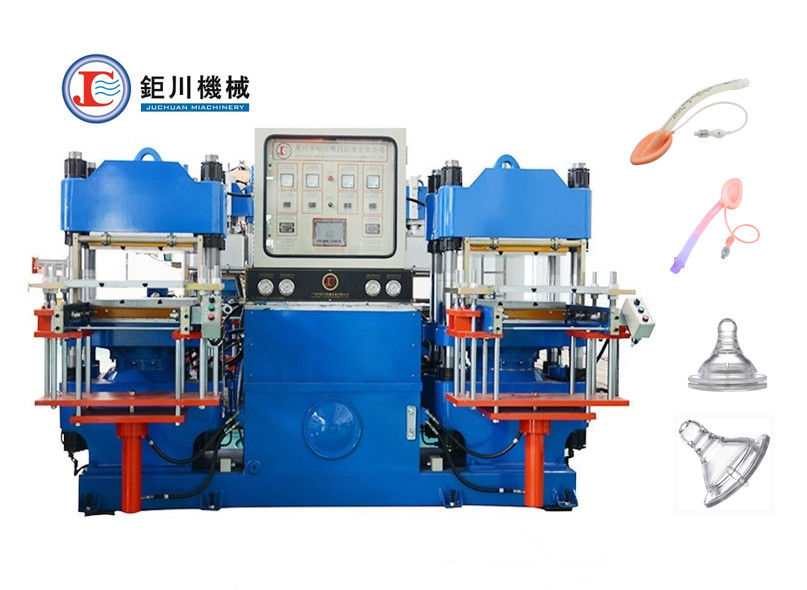 100 toneladas - 1200 toneladas China Preço da fábrica Branco ou azul Cor Hidráulica máquina de prensagem a quente para fabricação de rolha de borracha médica